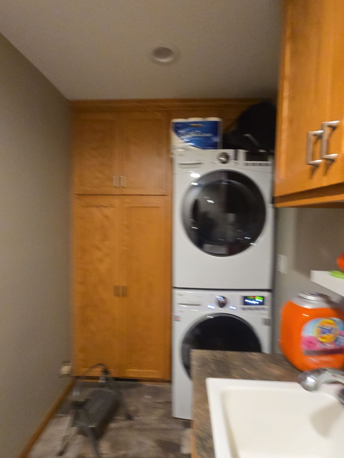 Smooth finished walls and ceiling after popcorn removal by The Hillcrest Company